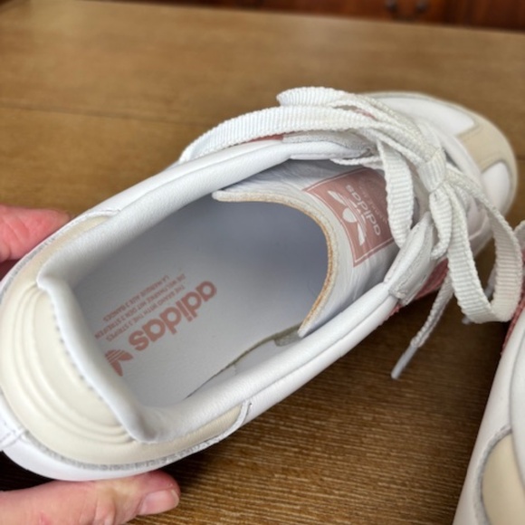 Adidas Samba OG White Wonder Mauve Women 6.5, EUC with Box - Picture 8 of 10